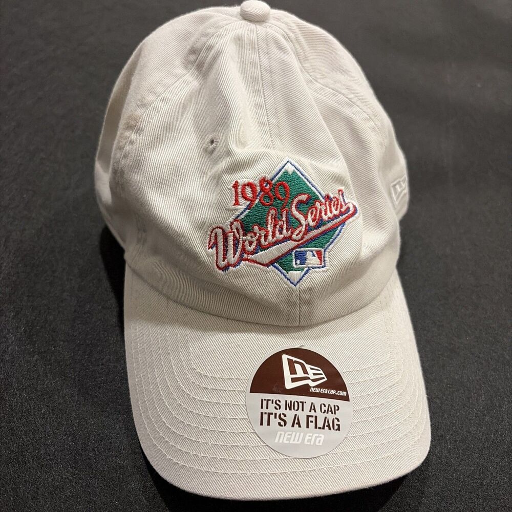 New Era 1989 Battle of the Bay World Series Baseball Adjustable Dad Hat A’s